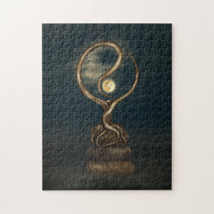 Yin Yang Tree Moonlight Zen Legpuzzel
