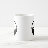 Yin Yang Tree of Life Black & White Koffiemok (Center)