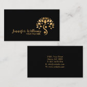 Yin Yang Tree of Life - Carte de visite (Devant / Derrière)