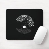 Yin Yang Tree of life Muismat (Met muis)