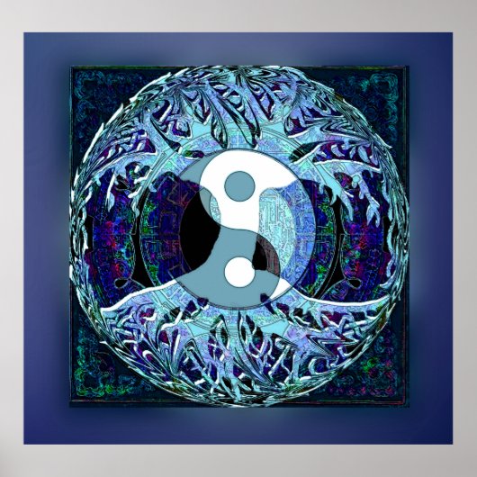 Yin Yang Tree of Life Poster (Voorkant)
