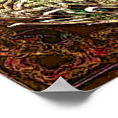 Yin Yang Tree of Life Tan Poster (Hoek)