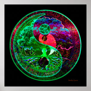 Yin Yang Tree of LifePoster Poster