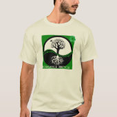 Yin Yang Tree Recyclen tshirt (Voorkant)