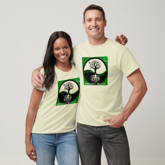 Yin Yang Tree Recyclen tshirt (Unisex)