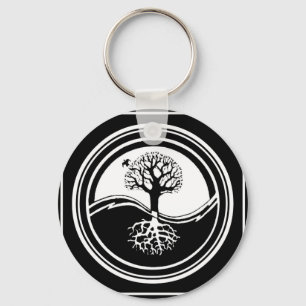 Yin Yang Tree Sleutelhanger