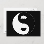 Yin Yang Turtle Briefkaart (Voorkant / Achterkant)