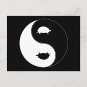 Yin Yang Turtle Briefkaart (Voorkant)