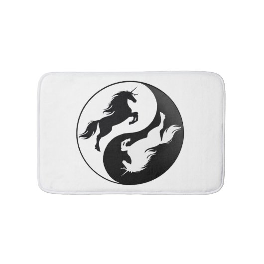 Yin Yang Unicorn Bath Mat (Voorkant)