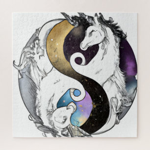 Yin Yang Unicorns Legpuzzel