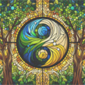 Yin Yang Vinyl Sticker (Voorkant)