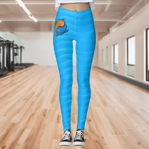Yin Yang Vis Cartoon Leggings