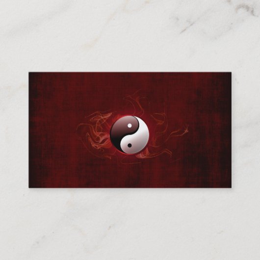yin yang visitekaartje (Voorkant)