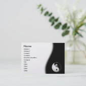 Yin-Yang Visitekaartje (Staand voorkant)