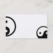 Yin Yang Visitekaartje (Achterkant)