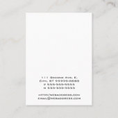 Yin Yang Visitekaartje (Achterkant)