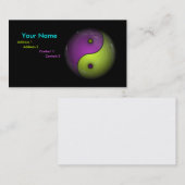 Yin Yang Visitekaartje (Voorkant / Achterkant)