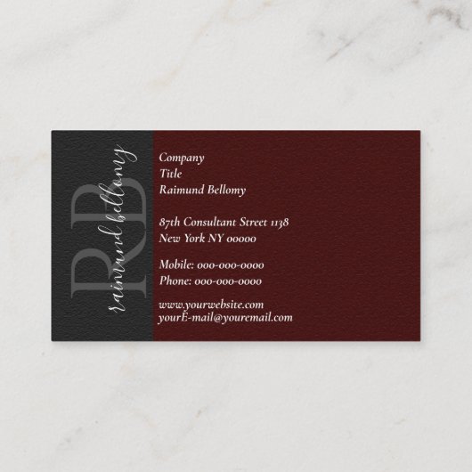 Yin Yang Visitekaartje (Achterkant)