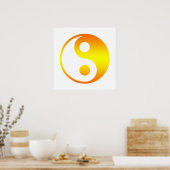 Yin Yang Wall Art Poster (Keuken)