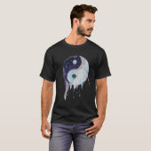 Yin Yang Waterverf T-shirt (Voorkant volledig)