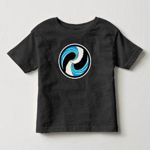 Yin Yang Waves Kinder Shirts