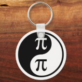 Yin Yang Wiskunde Sleutelhanger (Voorkant)