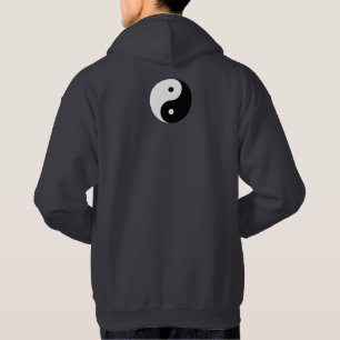 Yin Yang - wit zwart Hoodie