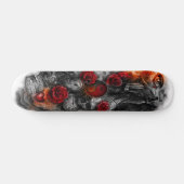 Yin Yang Wolf Skull Fantasy Deck Skateboard (Horizontaal)