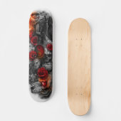 Yin Yang Wolf Skull Fantasy Deck Skateboard (Voorkant)