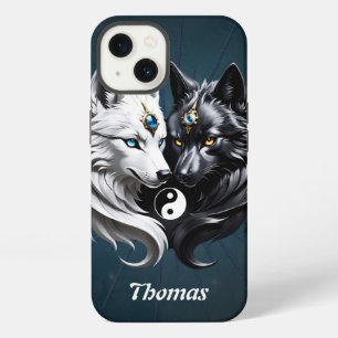 Yin Yang Wolven. iPhone 13 Hoesje