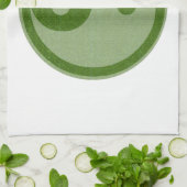 YIN YANG YINYANG GREEN THEEDOEK (Gevouwen)