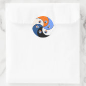 Yin Yang Yong 6 Ronde Sticker (Tas)
