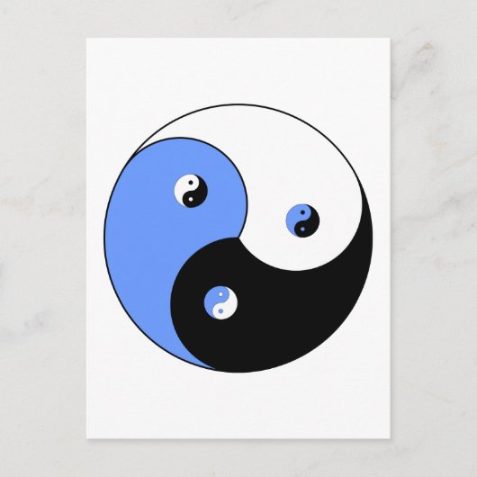 Yin Yang Yong Briefkaart (Voorkant)