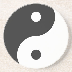 Yin Yang Zandsteen Onderzetter