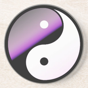Yin Yang Zandsteen Onderzetter