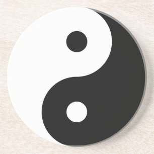 Yin Yang Zandsteen Onderzetter