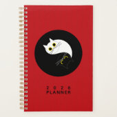 Yin Yang Zen Cat Planner (Devant)