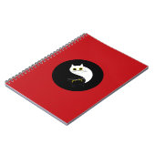 Yin Yang Zen Chat Carnet Spiral (Côté gauche)