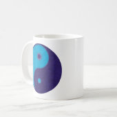 yin yang zen meditatie tao koffiemok (Voorkant links)