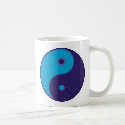 yin yang zen meditatie tao koffiemok (Rechts)