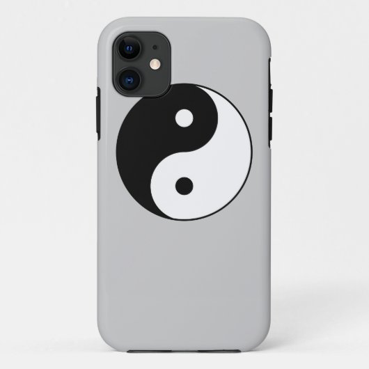 yin yang zwart wit symbool Case-Mate iPhone case (Achterkant)
