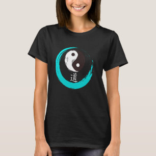 Ying en Yang Lichaam en Ziel Chinese symbolen Chin T-shirt