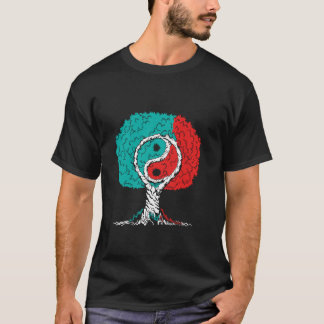 Ying en Yang Trees China symboliseert het Chinese  T-shirt