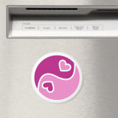 Ying en Yang van liefde Magneet (Insitu (Vaatwasser))