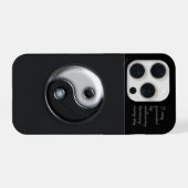 Ying Yang 3D iPhone Hoesje (Achterkant horizontaal)
