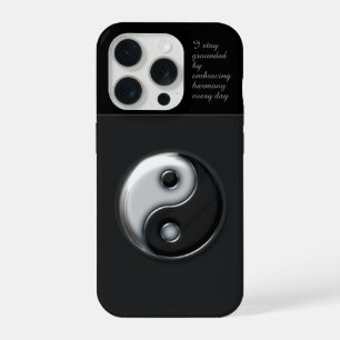 Ying Yang 3D iPhone 15 Pro Hoesje