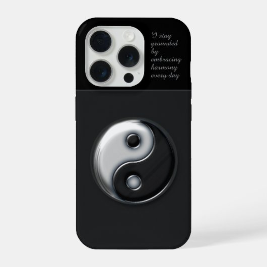 Ying Yang 3D iPhone Hoesje (Achterkant)