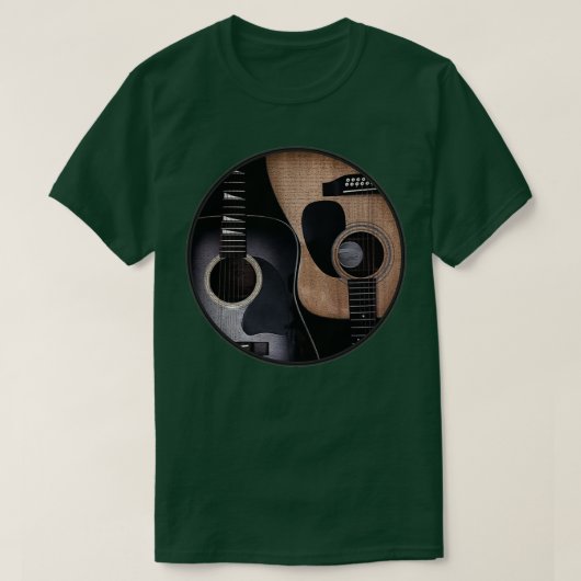 Ying Yang Acoustic Guitars T-shirt (Design voorkant)