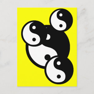 ying yang briefkaart