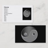 Ying Yang Carte de visite (Devant / Derrière)